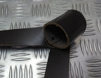 Leather Flag Pole Carrier Shoulder Holder 1 1/2" & Chrome Buckle Shallow Bucket