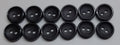 Ex Army Buttons Old Pattern British Made Deep Grey 2 Hole Size 11.3mm