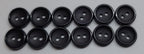 Ex Army Buttons Old Pattern British Made Deep Grey 2 Hole Size 11.3mm