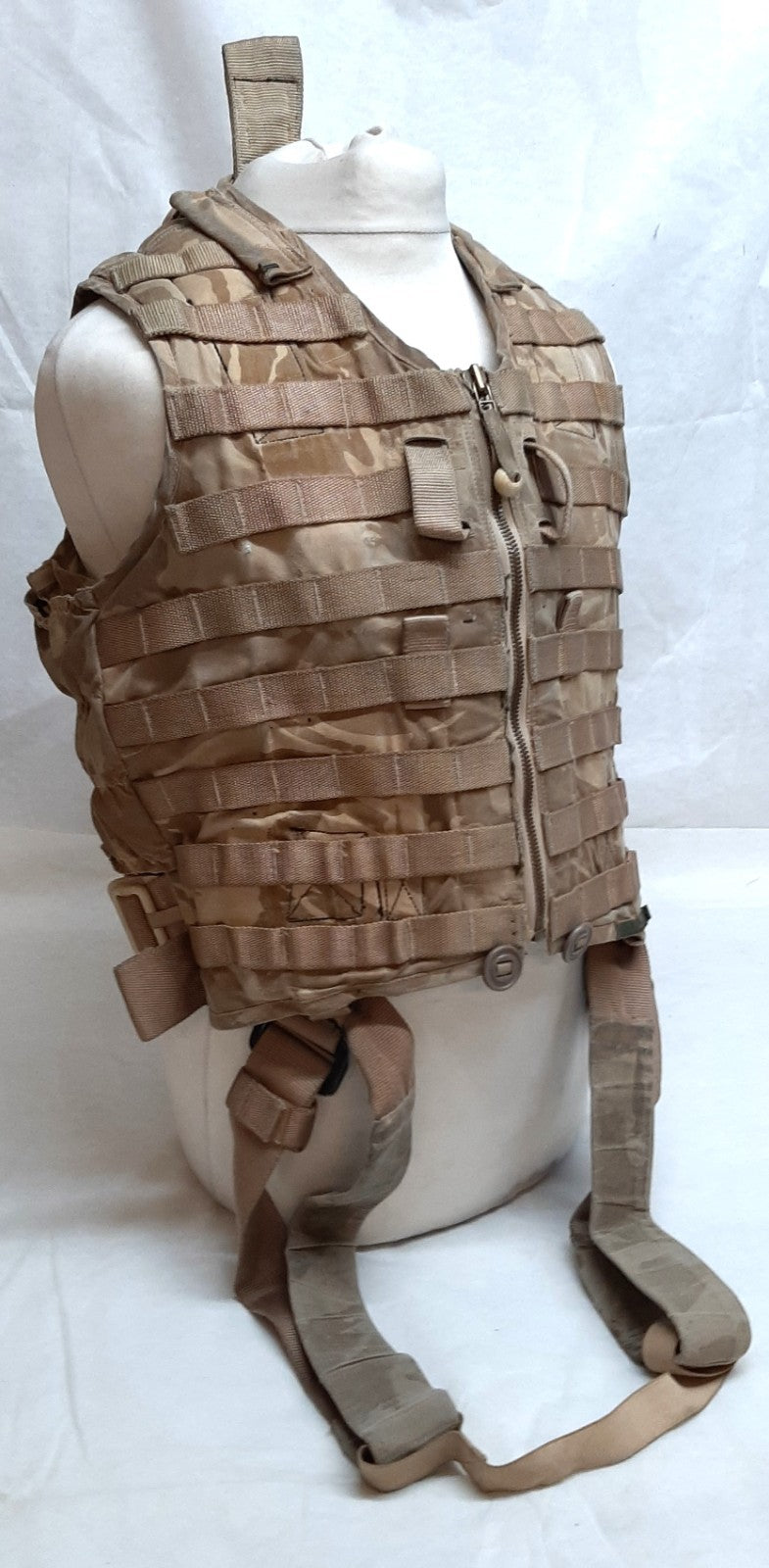 Camo Life Preserver MK60M British Forces Desert Pattern Jump Vest With Harness