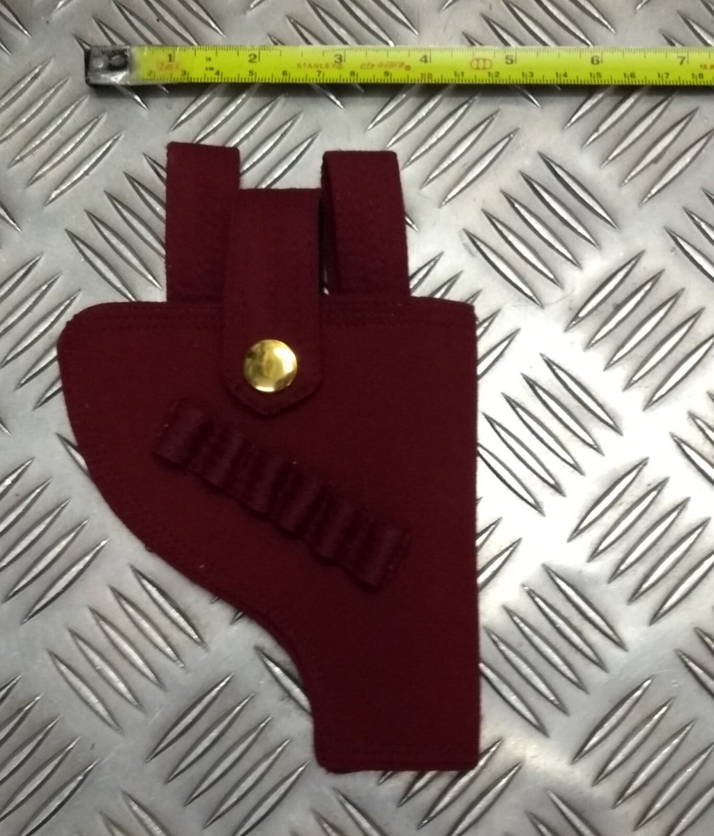 Ceremonial Parade Holster Maroon & Made in UK