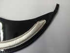 Genuine British Made Senior Officer Silver Mylar Braided Dress Cap Peak
