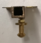 Brass Plume Receiving / Securing Box