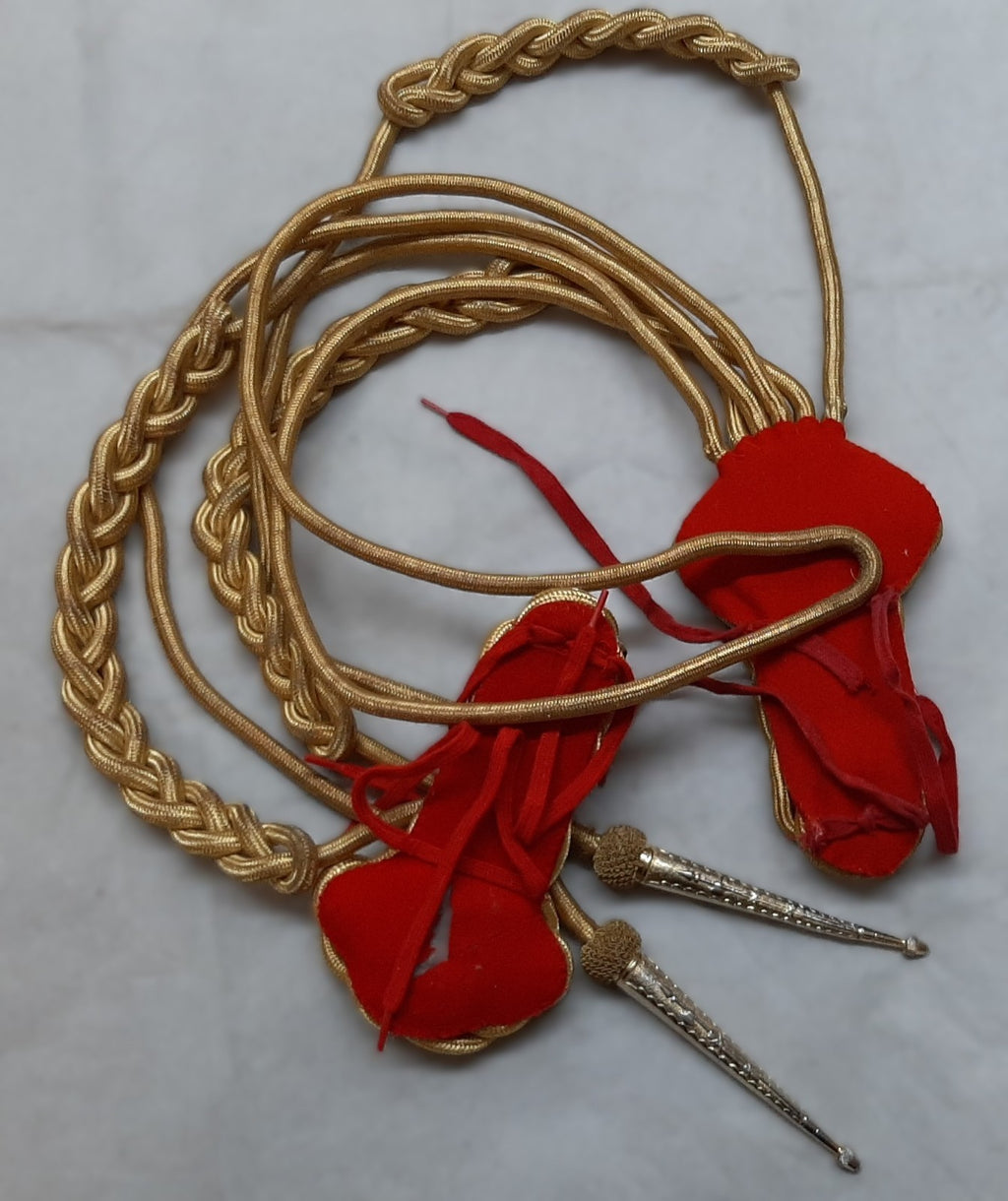 HCav Aiguillette L/G British The Life Ceremonial Gold Cord & Boards