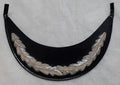 Officers Patent Peak British Forces Dress Hat Visor 1 Row Oak Leaf Silver Wire
