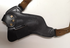 Price Western Leather Ruger Speed 6 Black Holster with Harness Shoulder Strap