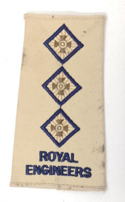 Royal Engineers RE Rank Slides Various Ranks and Camo Colours - Used