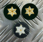 Genuine ARMY 6 Point Star Badges Skills / Rank Sewn on Patch X 3 MFST1