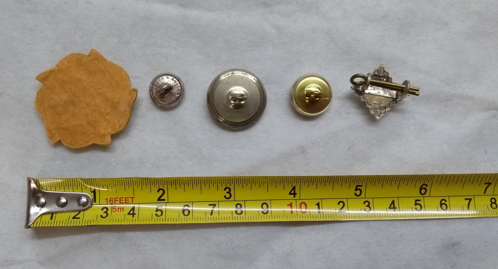 Lord-Lieutenant (Deputy) Miscellaneous Lot of Buttons & Insignia for Collectors