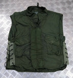 1980's IDF Flak Vest Cover Overdyed OD Green Airsoft