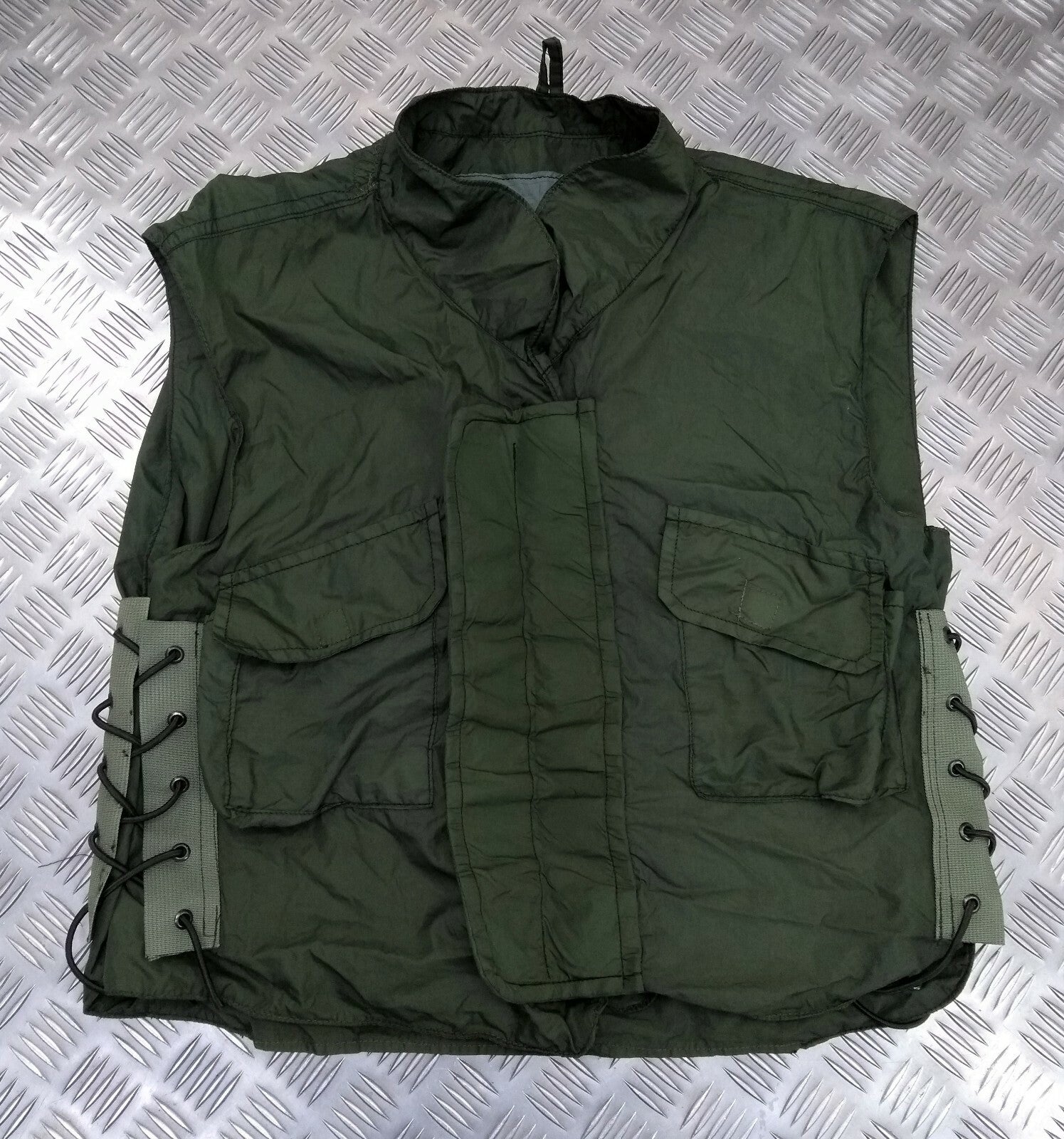 1980's IDF Flak Vest Cover Overdyed OD Green Airsoft