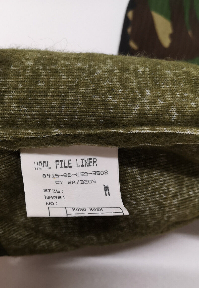 Woodland Camo Extreme Cold Weather Mittens Outer, Inner and Wool Pile Liner set