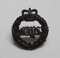QDG Badge Queen's Dragoon GDS "BAYS" Bronze Colour