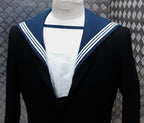 British Royal Navy Class 2 / II Sailors Middy Jumper RN Scarf & Lanyard 120cm S