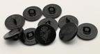 Royal Irish Flat Blazer Buttons Black 26L x5