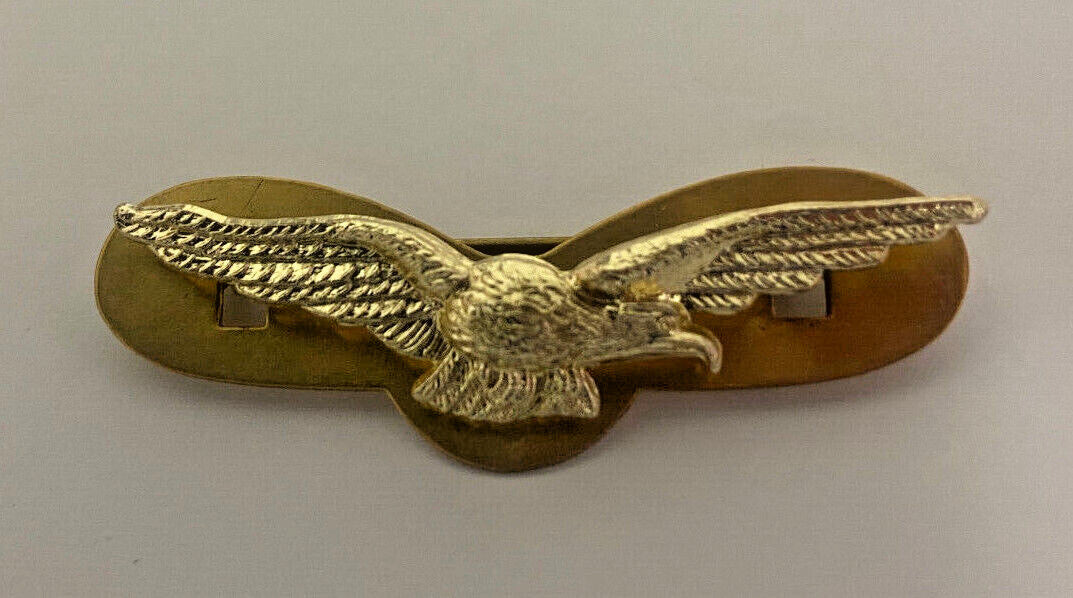Side Cap Badge RAF Royal Air Force Swooping Eagle for Forage Hat With Fittings