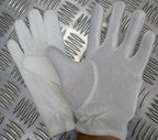 White 100% Cotton Cloth Women's Gloves Size 6½ or 7½ / 2 Pairs