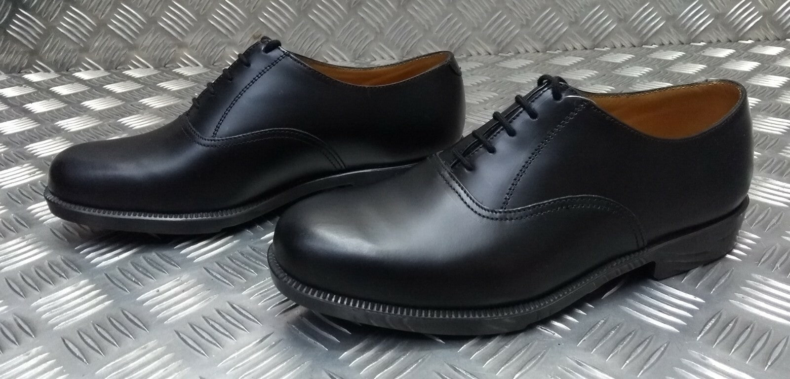 Black Parade Shoes Genuine British No Toe Cap DMS Sole - NEW