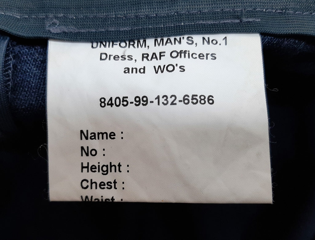 Dress Trousers RAF Royal Air Force Blue Grey Colour OFCs Type Waist 36" Short
