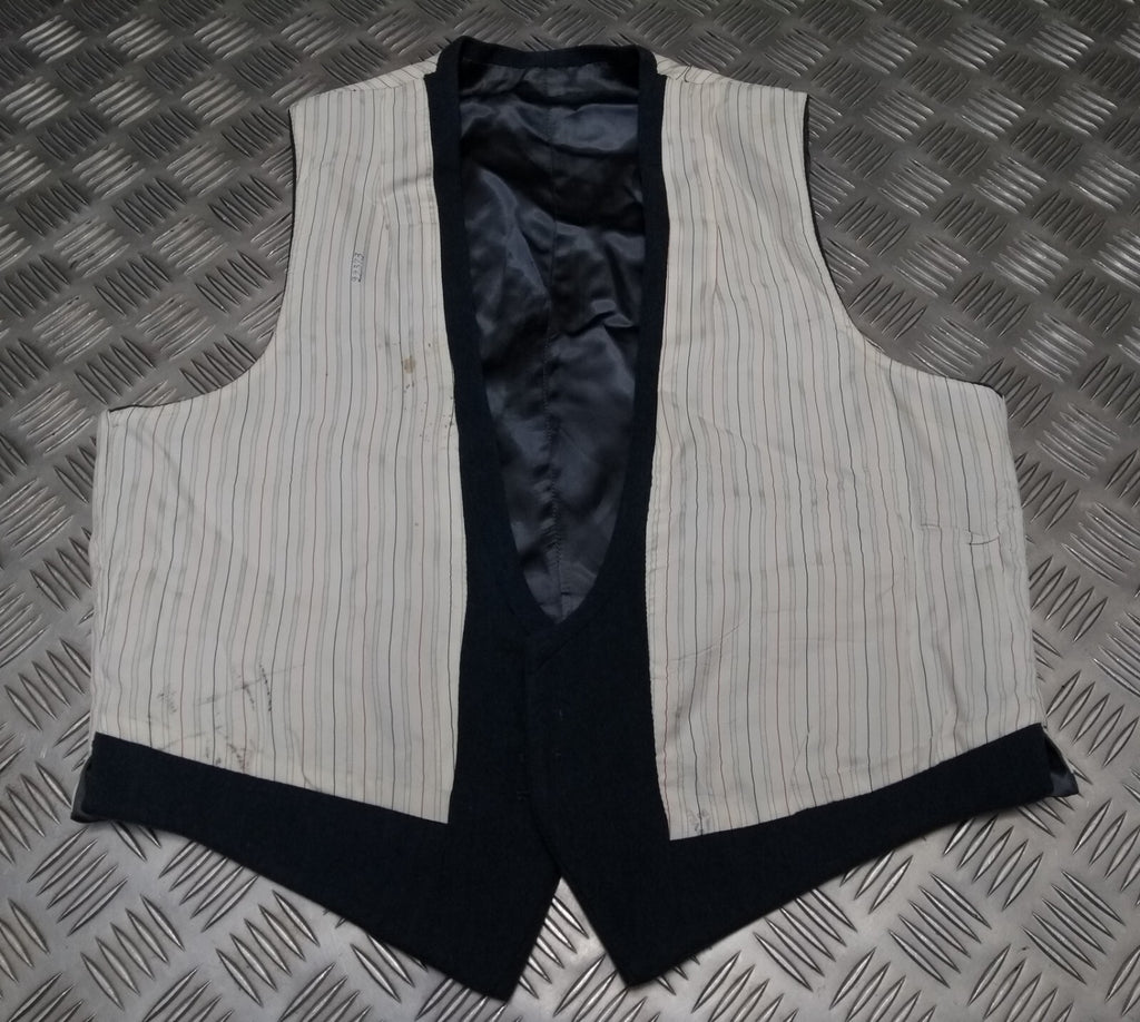 RAF Royal Air Force Vintage Mess Dress Waistcoat Airforce Blue Grey Colour with Marks