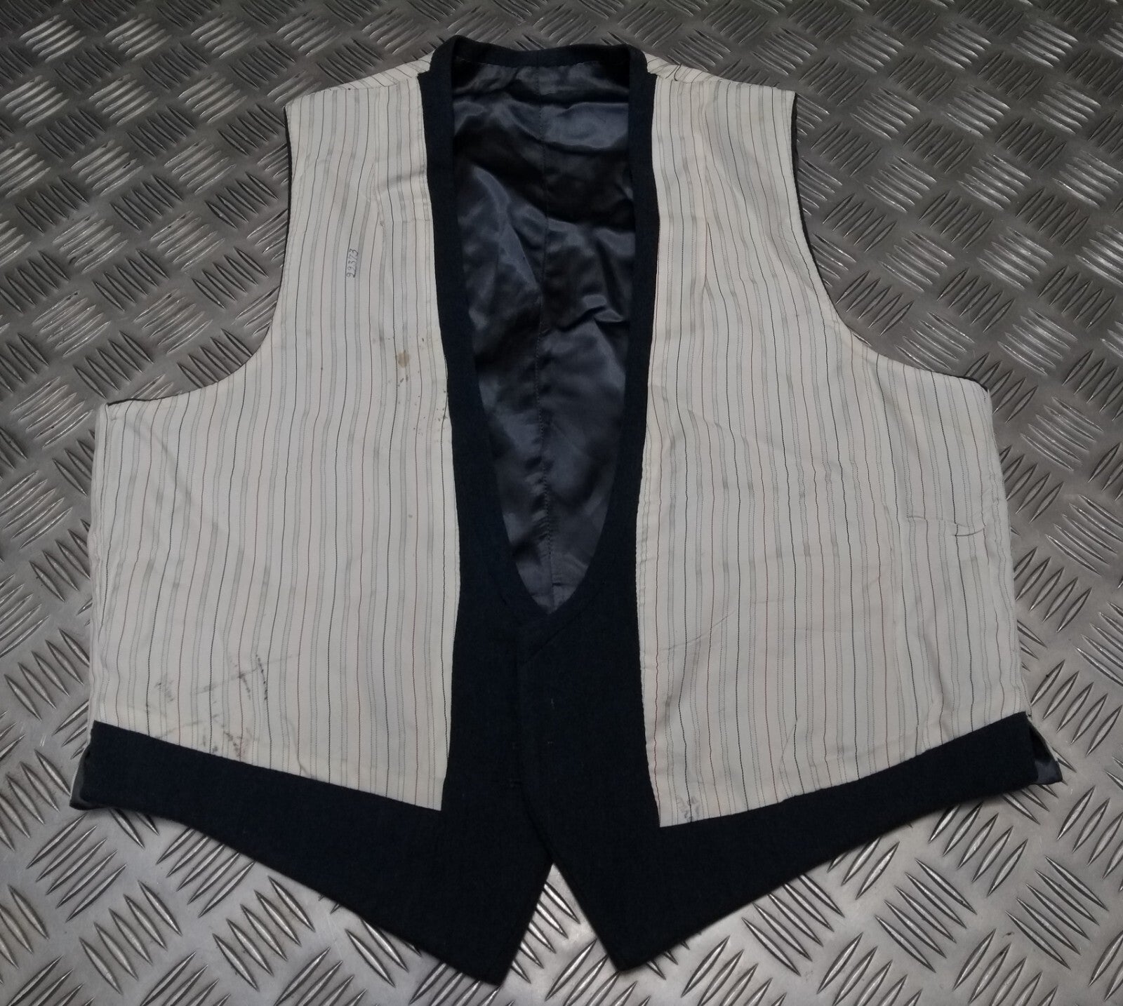 RAF Royal Air Force Vintage Mess Dress Waistcoat Airforce Blue Grey Colour with Marks