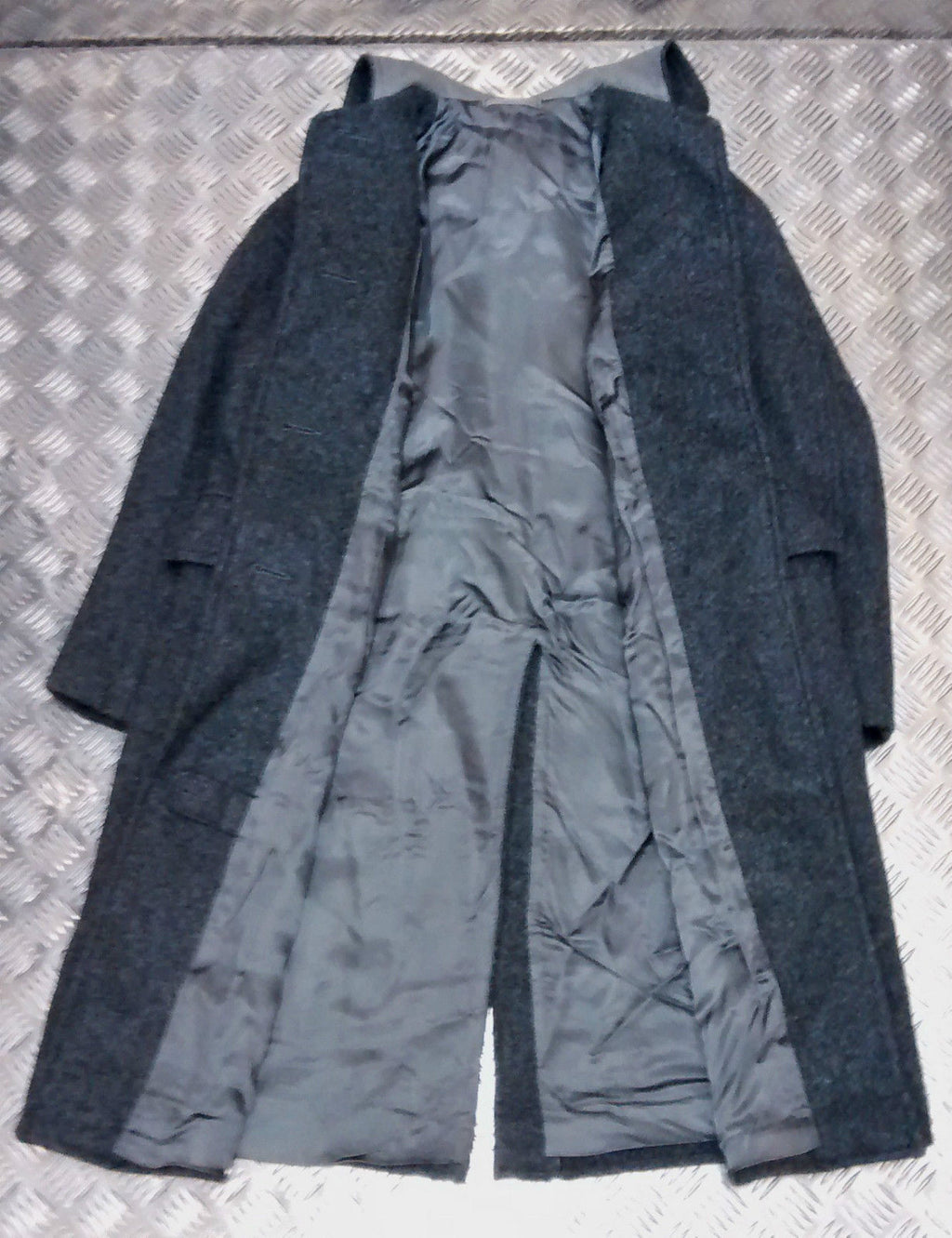 Vintage 1960's Ladies Wool Grey Duffle Coat Greatcoat