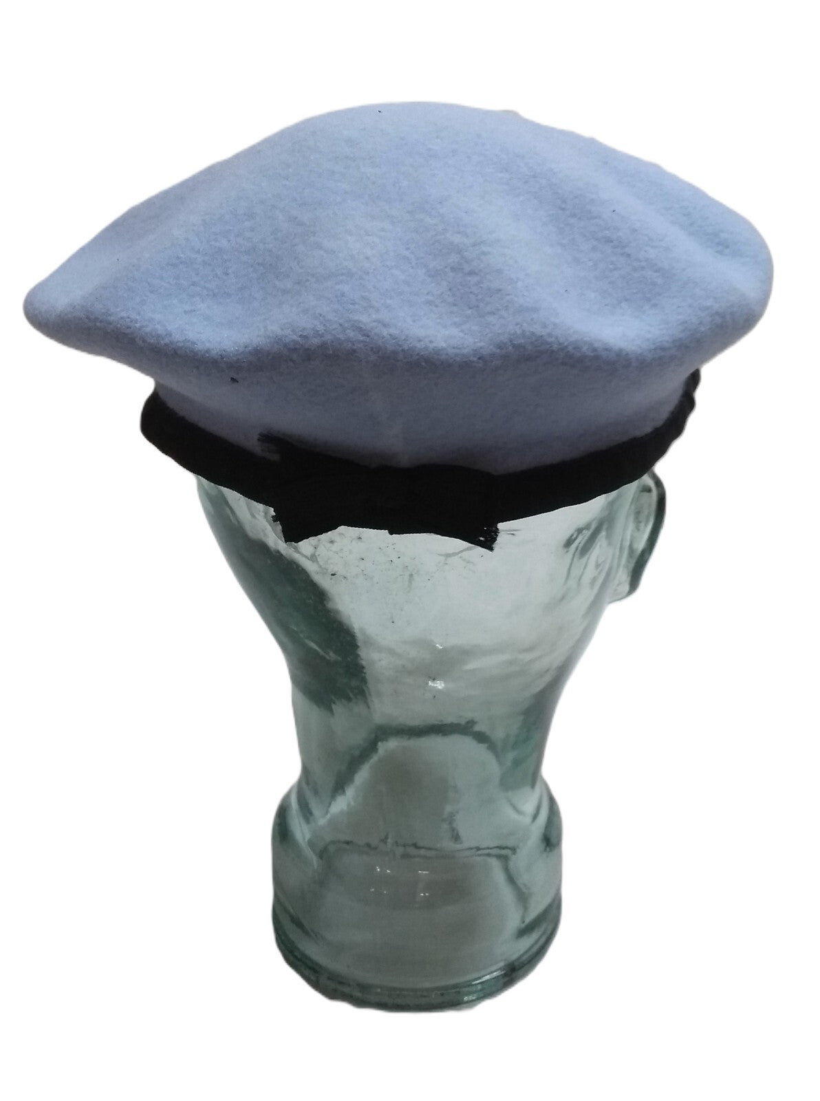 AAC Blue Beret Goldings Army Pattern 100% Wool / Silky Lining & Petersham Trim