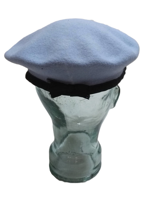 AAC Blue Beret Goldings Army Pattern 100% Wool / Silky Lining & Petersham Trim
