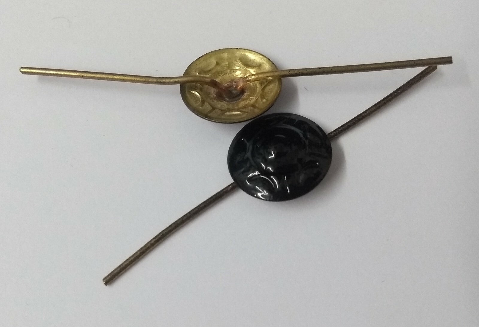 Genuine British Issue Subdued Metal Black Rosette Decoration x10 NEW