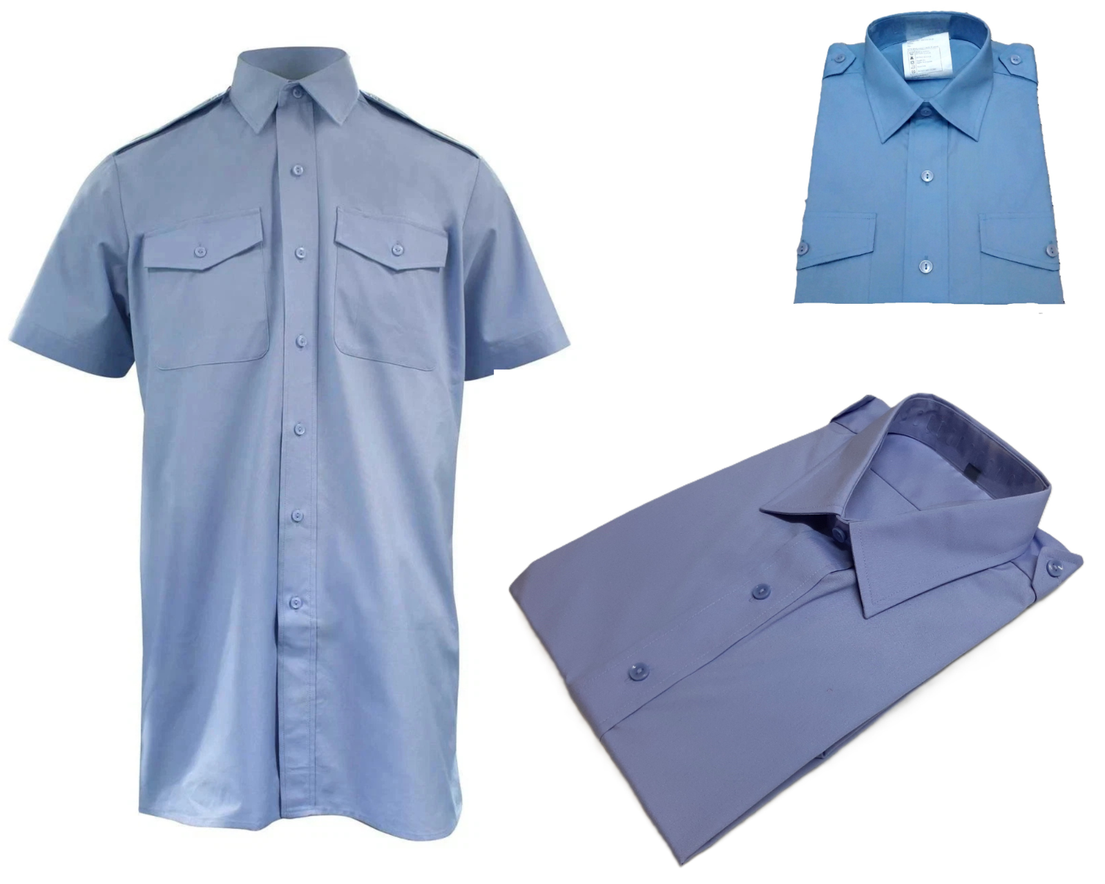 RAF Royal Air Force Shirt Blue Short Sleeves No1 No2 Various Sizes Available NEW