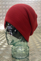 RED Tight Knit Beanie Hat / Watch Cap - One size - BRAND NEW