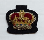 Warrant Officer Crown No1 WO 2 Navy British Army Hand Embroidered Arm Patch