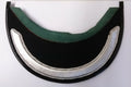 Genuine British Made Senior Officer 5/8" Silver Mylar Braid Dress Cap Peak - New
