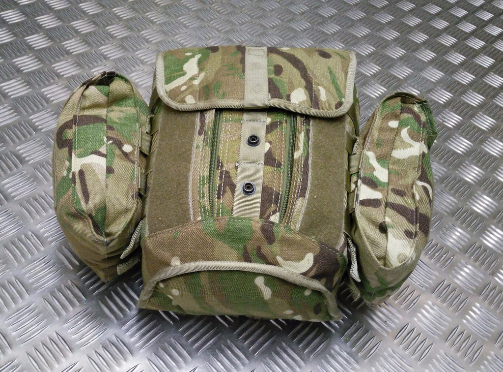 MTP Camo Field Pack / Respirator Case MOLLE Genuine British Army Gas Mask Bag