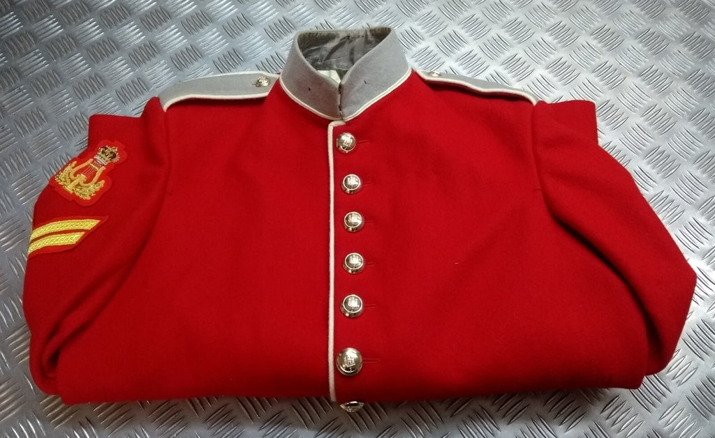 Red Ceremonial Tunic Gibraltar Bandsman Parade Jacket Big Size Fancy Dress