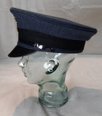 Dress Hat RAF Royal Air Force Blur Grey Colour with OFC Badge Buttons & Chinstrap Size 56cm