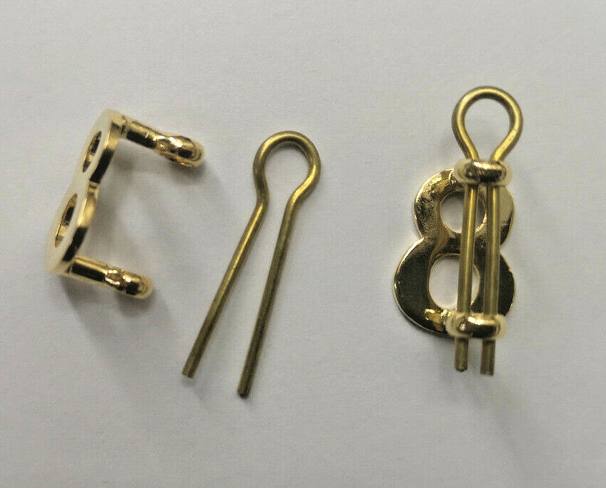 British Made Issue Shank Loop Split Pin Shoulder Numerals Numbers NEW