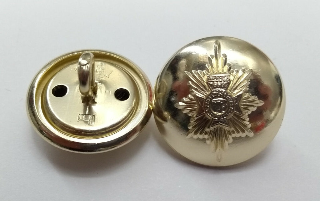 Genuine British Army Worcestershire & Sherwood Foresters 22L Buttons