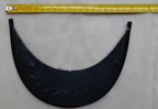 Passing Out Peak British Black Bar Visor for Dress Hat / Cap NEW