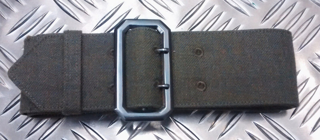 RM Cloth Jacket Belt No5 Lovat Green With Buckle- All Sizes