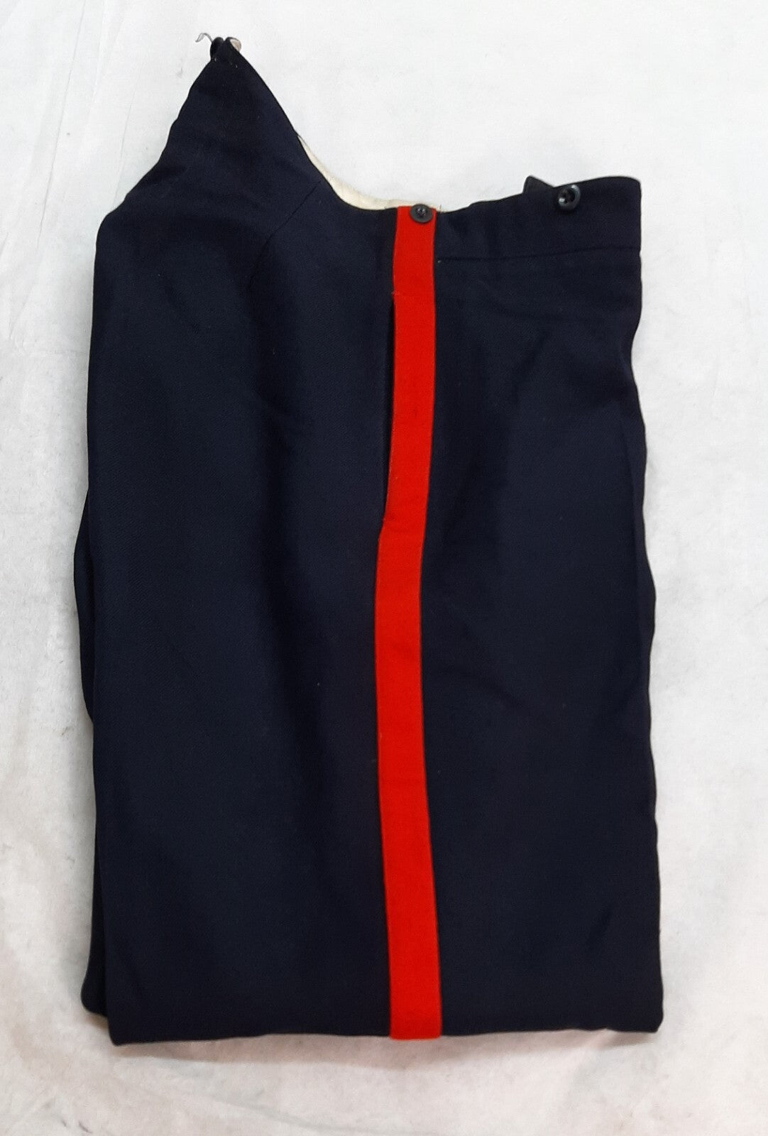 No1 Dress Trousers British Army Blues Pattern RMAS With 1" Red Stripes W34"