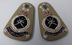 Oman Rank Badges Khaki Stone Royal Crown 1st SgtMjr