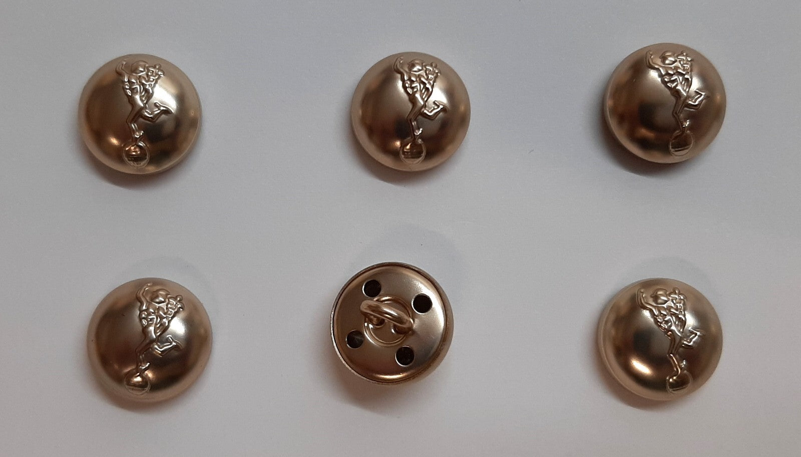 Royal Signal Corps Buttons X6 Small Size 22L Dress British Army "Jimmy" Insignia