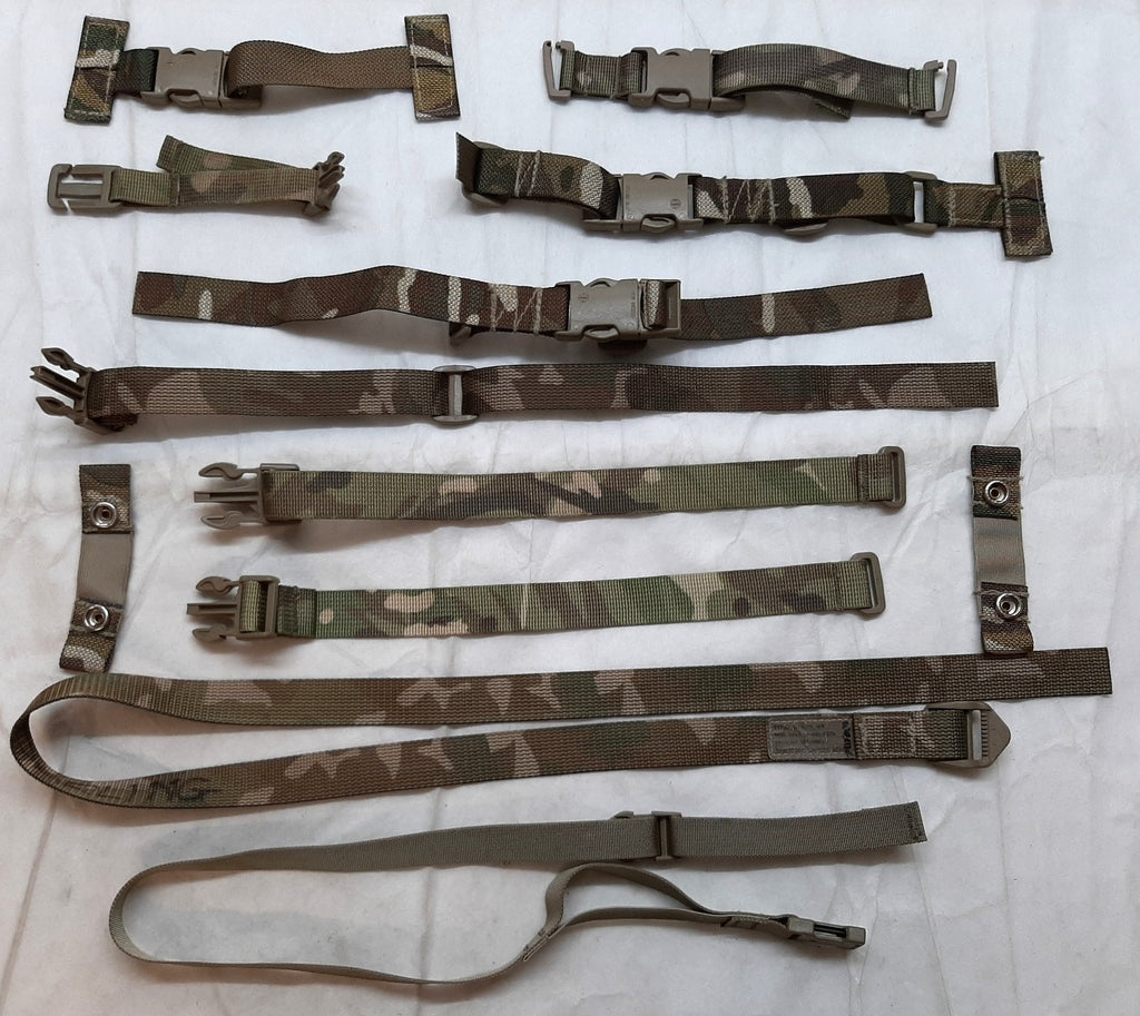 MTP Webbing Straps Job Lot of 12 Assorted Items For Collectors Spares or Repairs