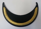 Genuine British Made Senior Officer 3/4" Gold Mylar Dress Cap Peak