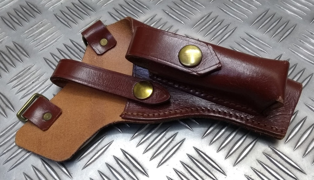 Ceremonial Parade Holster Brown Leather Genuine Issue Made in UK