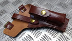 Ceremonial Parade Holster Brown Leather Genuine Issue Made in UK