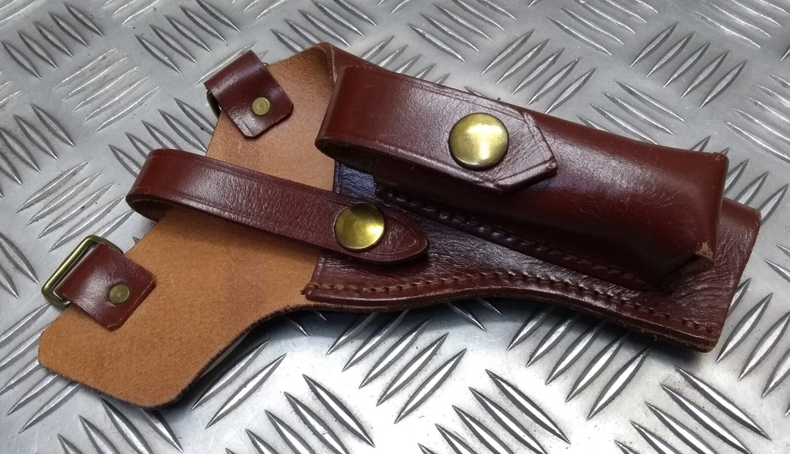 Ceremonial Parade Holster Brown Leather Genuine Issue Made in UK