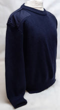 Naval Utility Jumper British Forces Ribbed Navy Blue Pullover No Insignia XL