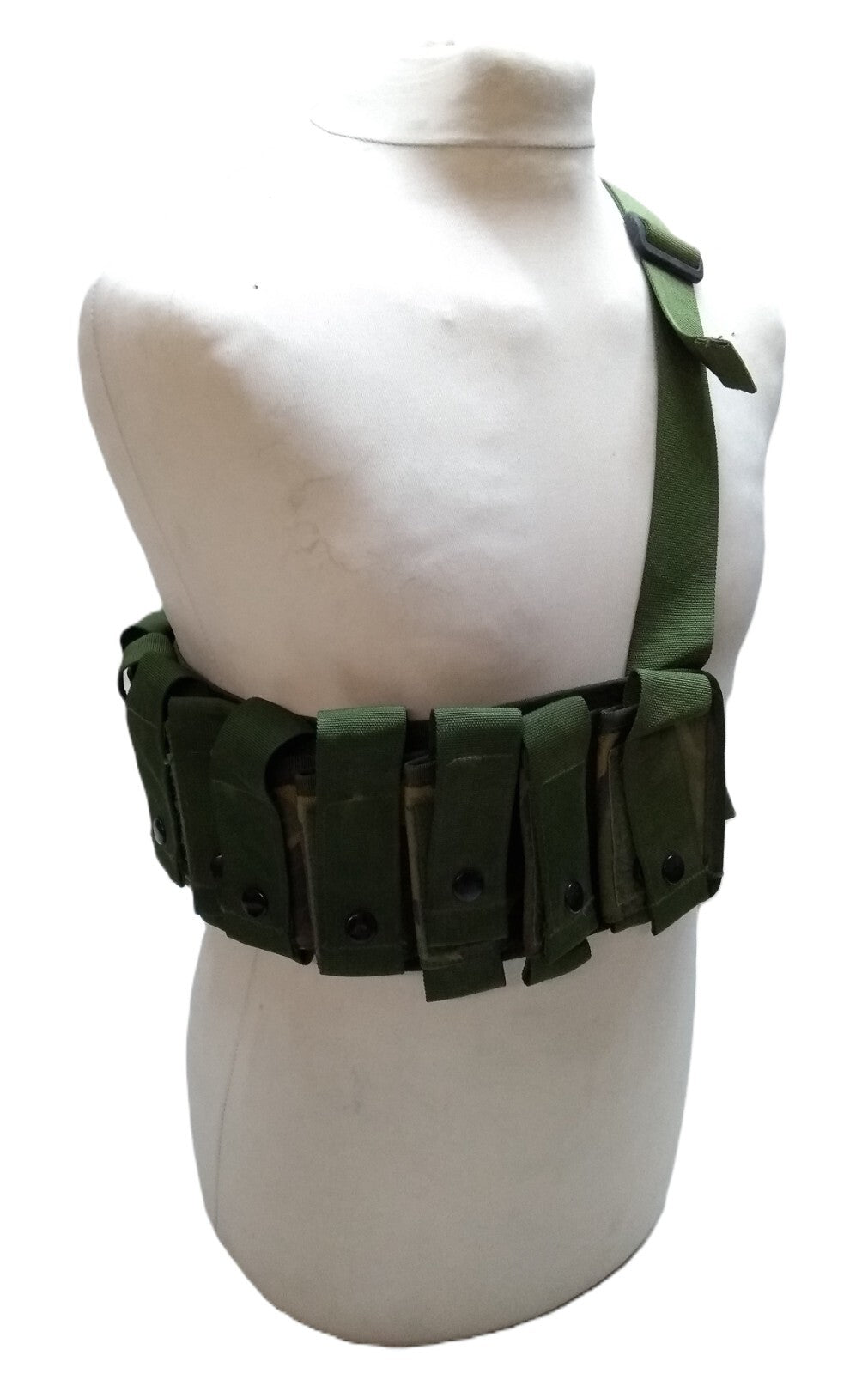 Camouflage Bandolier DPM British Force's 11 Pouch Combat Assault Cartridge Belt